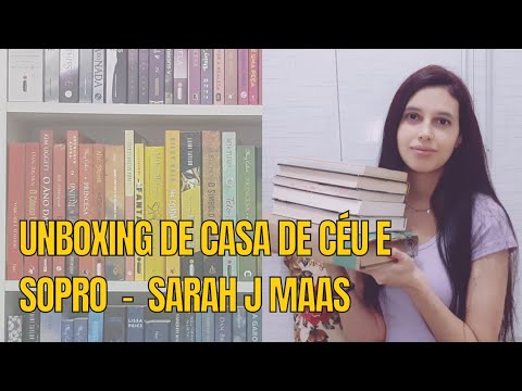 UNBOXING DE CASA DE CÉU E SOPRO - SARAH J MAAS E BOOK HAUL | NICHO DE LIVROS