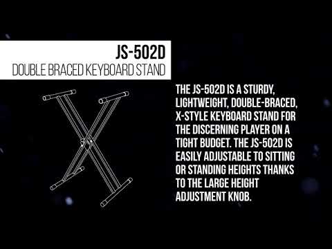 Ultimate Support Product Outlines - JS-502D Double-Braced Keyboard Stand