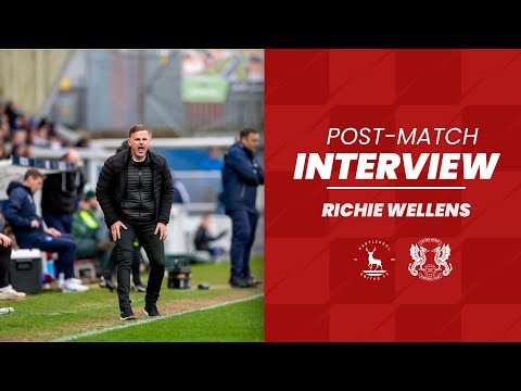 Reaction | Richie Wellens on 1-1 draw with Hartlepool United