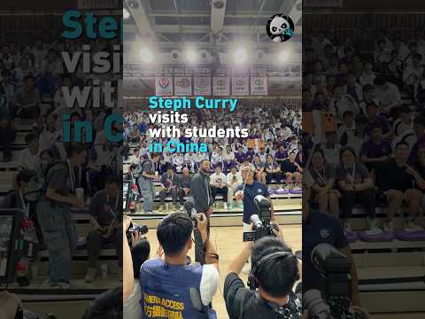 Steph Curry meets and greets with students in Beijing
