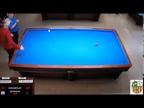 LLIGA CATALANA 3 BANDES 2ª. DIV  -  S.B. FOMENT MOLINS B  vs  C.B. LLINARS