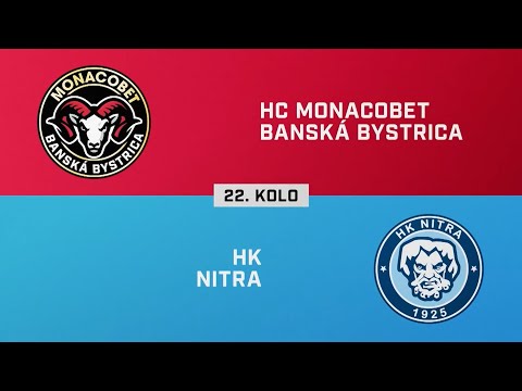 22. kolo: HC MONACObet Banská Bystrica – HK Nitra 4:1 (HIGHLIGHTY)
