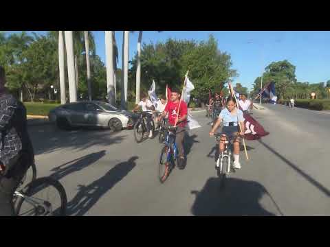 Estudiantes granmenses se preparan para la defensa del país.