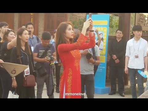 [지연] T-ara Jiyeon & Soyeon at Aodai Museum Dist 9 HCMC, Viet Nam