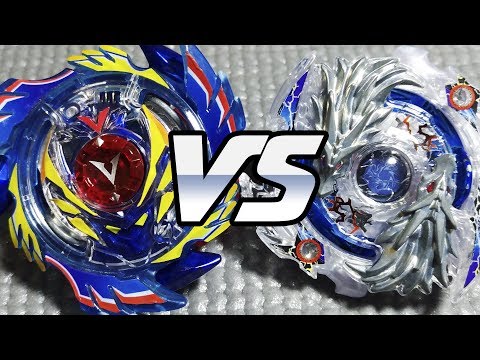 God Valkyrie .6V.Rb vs Lost Longinus .N.Sp - [Beyblade Burst] - ベイブレードバースト