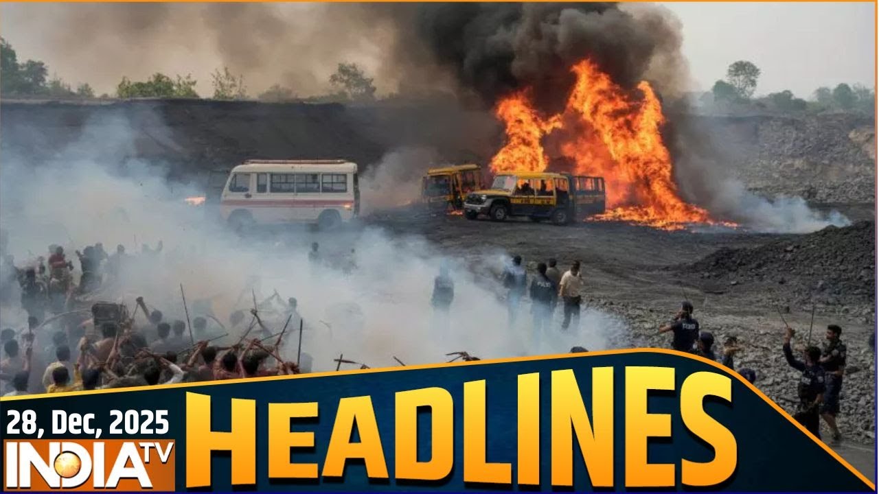 Headlines 6AM: Raigarh Violence | Barwani Clash | Bangladesh Hindu Protest | PM Modi Mann Ki Baat
