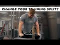 When Should You Change Your Training Split?