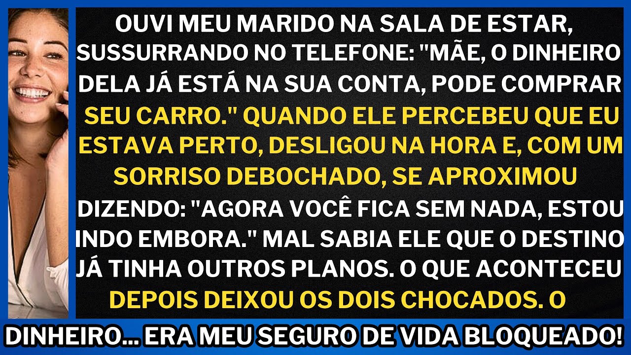 "Meu marido ROUBOU dinheiro da minha conta para sua mãe, mas o que aconteceu depois chocou eles..."