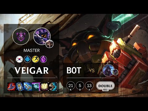 Veigar Bot vs Aphelios - KR Master Patch 10.15