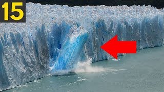 Largest Glacier Calving Breakoffs