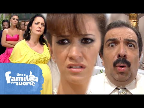 Pina logra impedir la boda de Adoración | Una familia con suerte | C-122 | tlnovelas