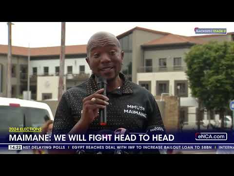2024 Elections 'We will fight head to head' Maimane