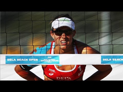 Hüberli (SUI) CRAZY BLOCK • The Hague 4 Star 2018 • Beach Volleyball World