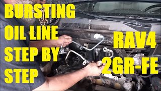 VVT Oil Line Step By Step - Toyota RAV4 2GR-FE 3.5-liter V6
