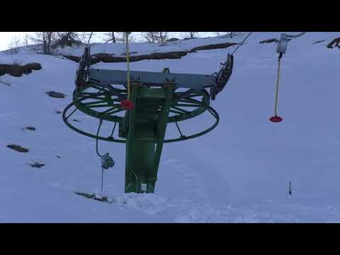 (28/12/2022) Risalita integrale skilift Sacif "Bourget" - Sauze d'Oulx (TO)