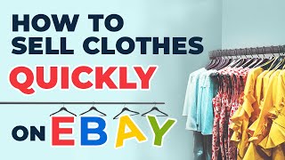 How to sell clothes on eBay QUICKLY| Find the BEST clothes to sell on eBay in 2022