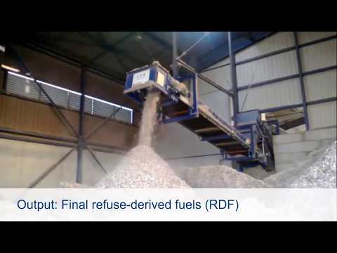 Statie de sortare deseuri cu producere de combustibil alternativ - RDF. SRF