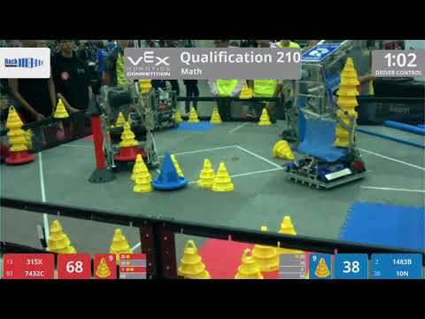 2018 VRC Math Q210 - 315X 7432C vs 1483B 10N - 117 to 96