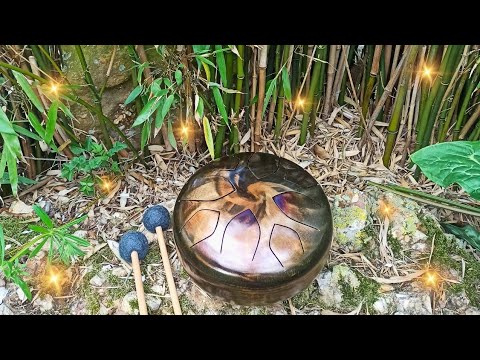 Relaxing Tongue Drum Music with my Cat