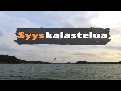 Syyskalastelua [ Ahvenen ja hauen kalastusta syksyllä merellä ]