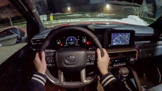2024 Toyota Tacoma SR5 XtraCab - POV Night Drive (Binaural Audio)