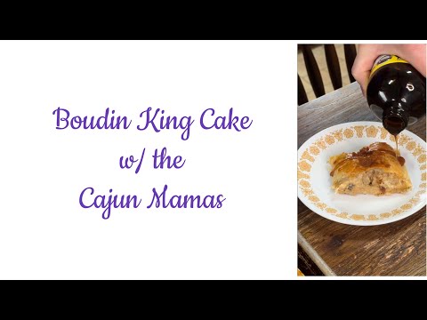 Boudin King Cake: another delicious way to make our favorite Mardi Gras specialty💚💛💜 #cajunmamas  