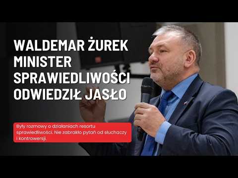 Minister Sprawiedliwości Waldemar Żurek w Jaśle