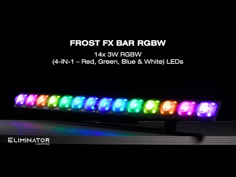 Eliminator Frost FX BAR RGBW 1-Meter 3.28ft LED Linear DJ Wash Light Fixture image 12