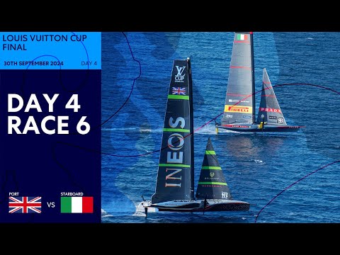 Louis Vuitton Cup Final Race 6 | INEOS Britannia vs Luna Rossa Prada Pirelli | Full Replay