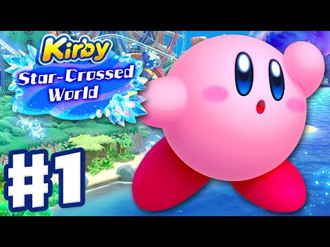 Kirby: Star-Crossed World - Full Gameplay Walkthrough Part 1 - Intro and Natural Plains!