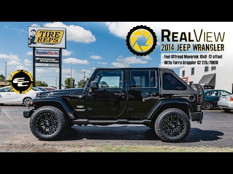RealView - 2014 Jeep Wrangler w/ 18" Fuel Offroad Mavericks & 33" Nitto Terra Grappler G2s
