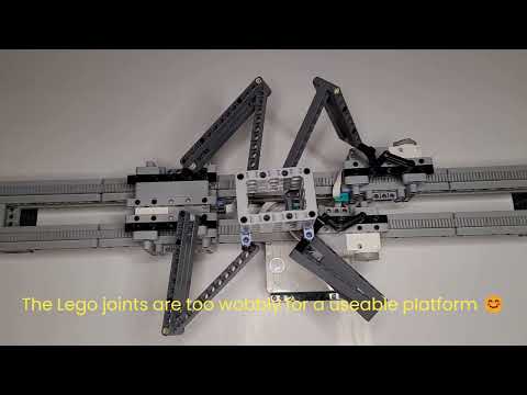 Lego® Parallel Axis Tripteron Robot Concept Test