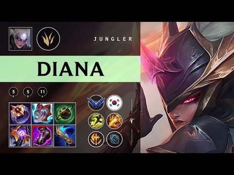 Diana Jungle vs Lee Sin - KR Diamond Patch 25.24