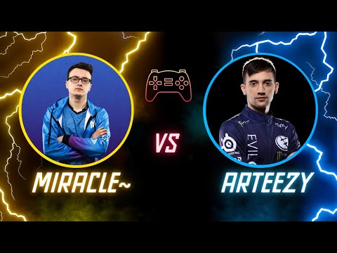 🔥🔥 Miracle- Vs Arteezy  Epic Battle Showdown of 2 Cores of Dota 2🔥🔥😱