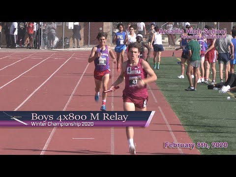 2020 TF - Winter Champs - 4x800 Relay (Boys)
