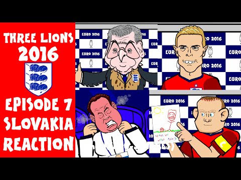 REACTION! Slovakia vs England 0-0 (Russia vs Wales 0-3) (Euro 2016 Cartoon Highlights)