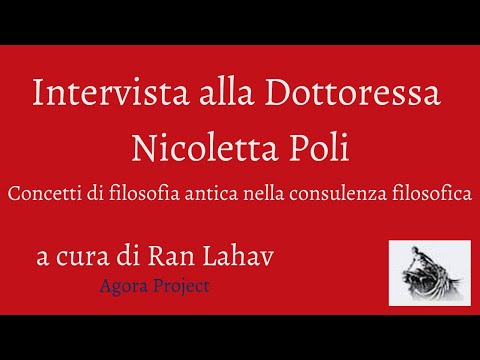 Ran Lahav intervista la Dr.ssa Nicoletta Poli