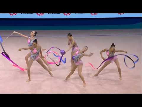 France 3 Ribbons/2 Balls Final - European Championships Tel Aviv 2022