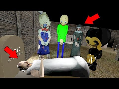 Granny Rip vs Ice Scream Aliashraf vs Evil Nun Baldi Funny Granny Animation