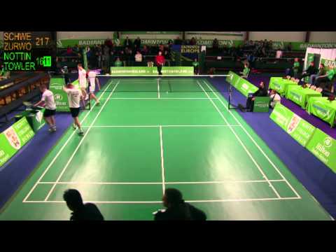 2014 Carlton Irish Open - SF - MD - M Schwenger / J Zurwonne v M Nottingham / H Towler