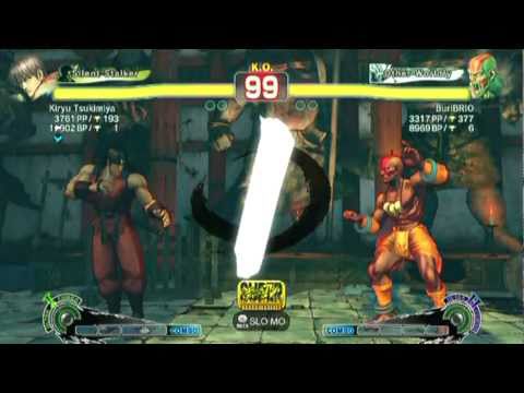 SSF4 AE: Kiryu Tsukimiya(Guy) vs BuriBRIO(Dhalsim) - HD 720p