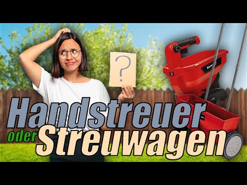 Einhell Handstreuer VS Streuwagen? GE-US 18 - GC-SR 12 Wer kann mehr?