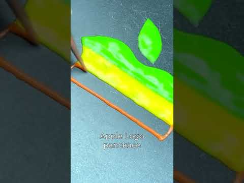 Apple logo - Pancake Art