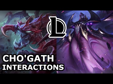 Cho'Gath Interactions with Other Champions | BEL'VETH LIKES HIS HUNGER | League of Legends Quotes