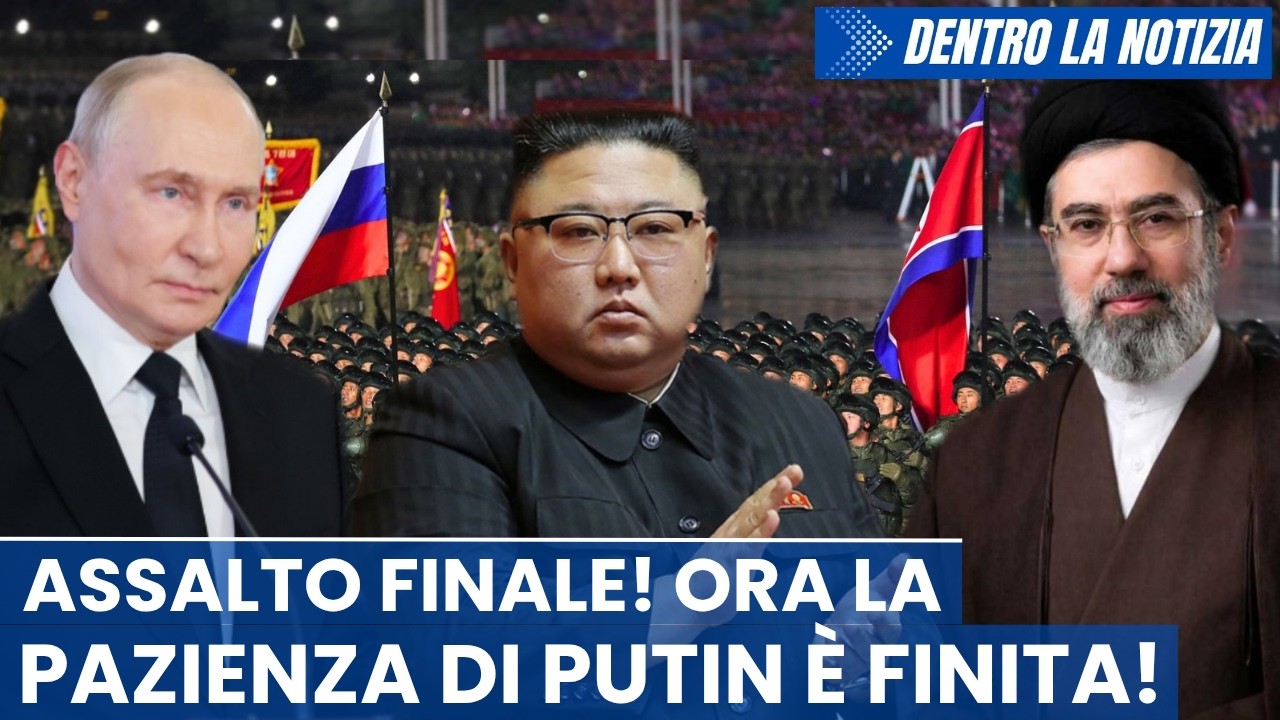 SVOLTA, 3 fatti Iran e Nord Corea attaccheranno l'Ucraina! Putin ordina: combattete i pirati dell'UE