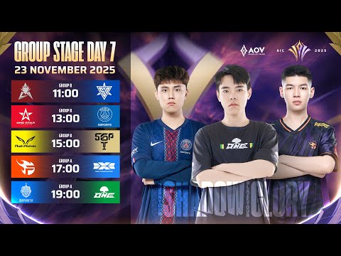 Group Stage AIC 2025 Day 7 | Garena AOV Indonesia