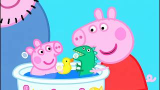 SPLASH SPLASH, BABY ALEXANDER! 🛁 Peppa Pig: Noisy Bath Time Fun 🐷 Super Toons For Kids