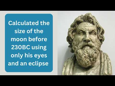 Calculating the size of the moon (Aristarchus)
