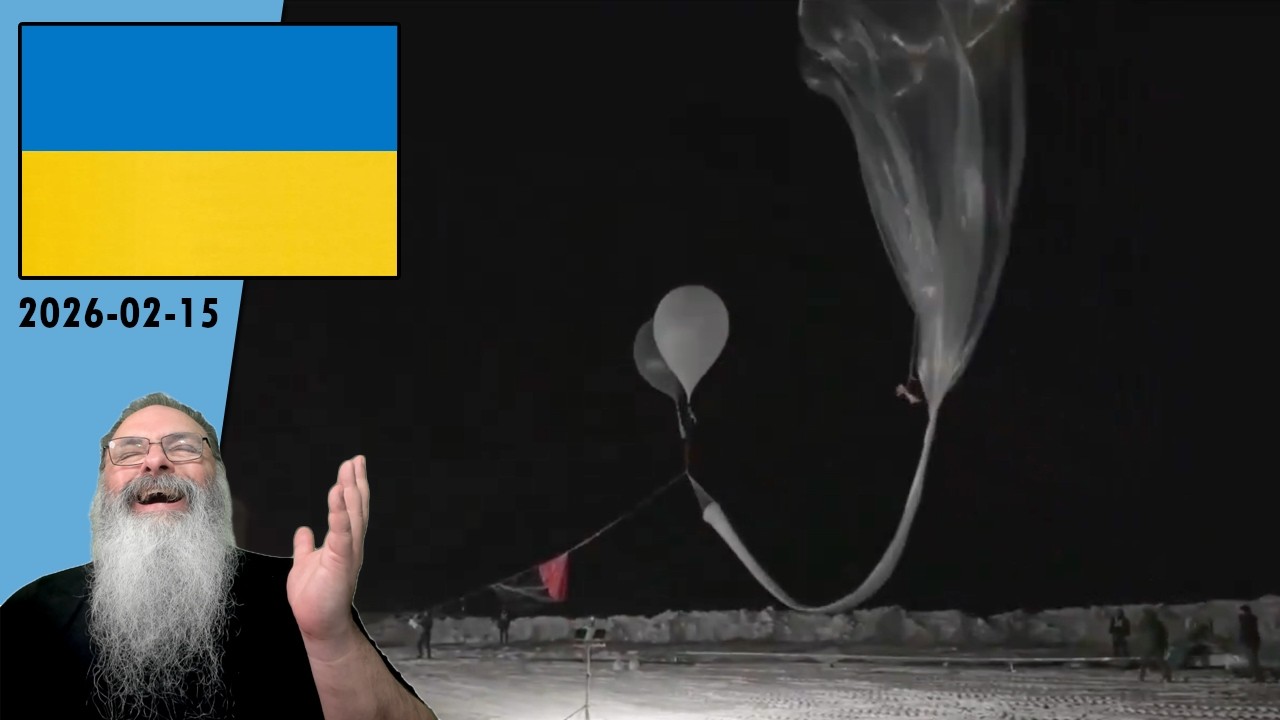 #Ucrânia 2026-02-15: RUSSOS tentam SUBSTITUIR STARLINK por BALÕES METEOROLÓGICOS na LINHA de FRENTE