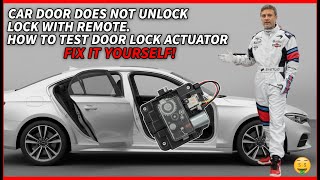 Fix Car Door Lock: Diagnose & Test the Door Lock Actuator (Solenoid)